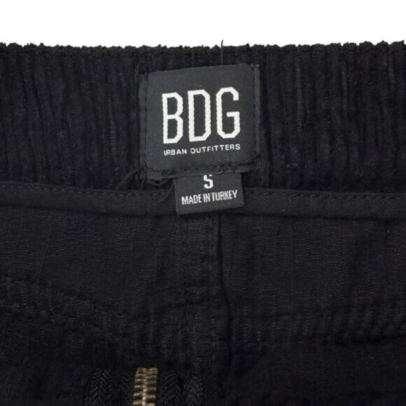 Bdg UO Zip Corduroy Mini Skirt In Black Size Small - Picture 4 of 5